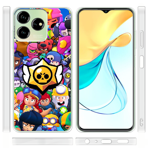 Чехол BoxFace ZTE Blade V50 Design 4G Brawl Stars