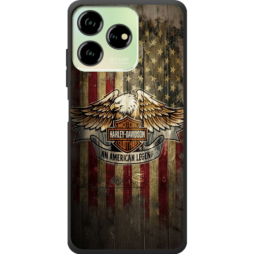 Чехол BoxFace ZTE Blade V50 Design 4G Harley Davidson An American Legend