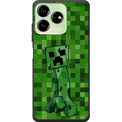 Чехол BoxFace ZTE Blade V50 Design 4G Minecraft Creeper