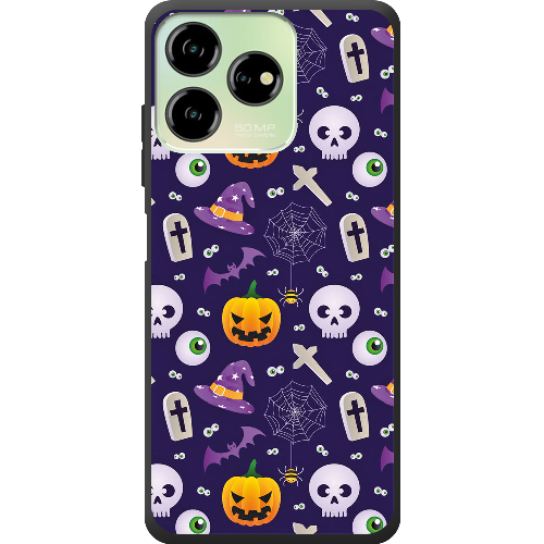 Чехол BoxFace ZTE Blade V50 Design 4G Halloween Purple Mood