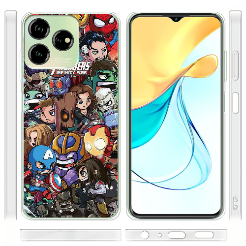 Чехол BoxFace ZTE Blade V50 Design 4G Avengers Infinity War