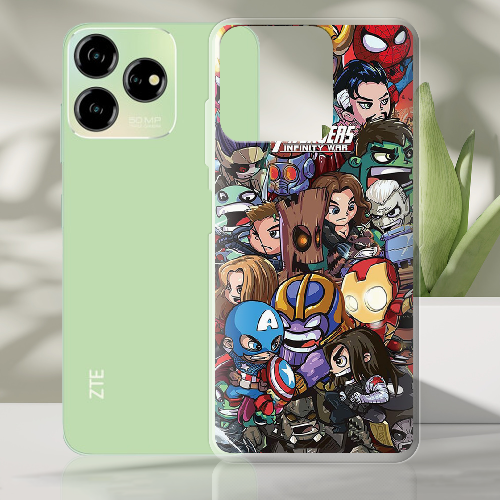 Чехол BoxFace ZTE Blade V50 Design 4G Avengers Infinity War