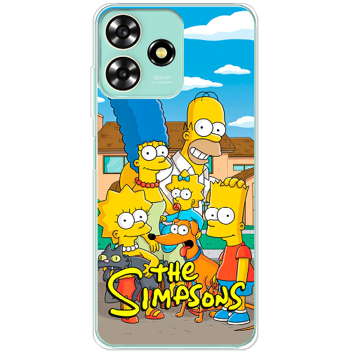 Чехол BoxFace ZTE Blade A73 4G the simpsons