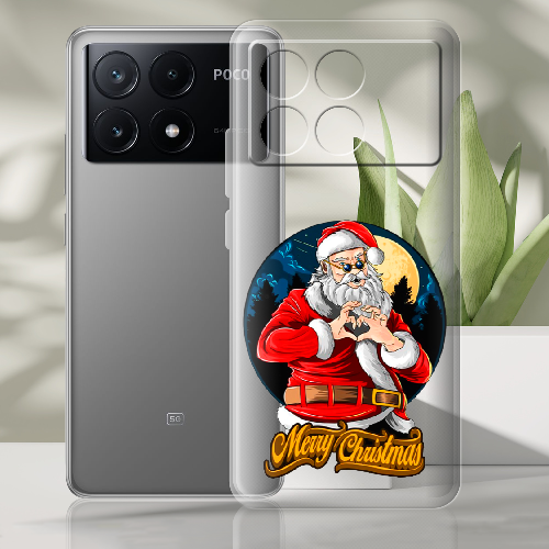 Чехол BoxFace Poco X6 Pro 5G Cool Santa and heart