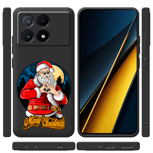 Чехол BoxFace Poco X6 Pro 5G Cool Santa and heart