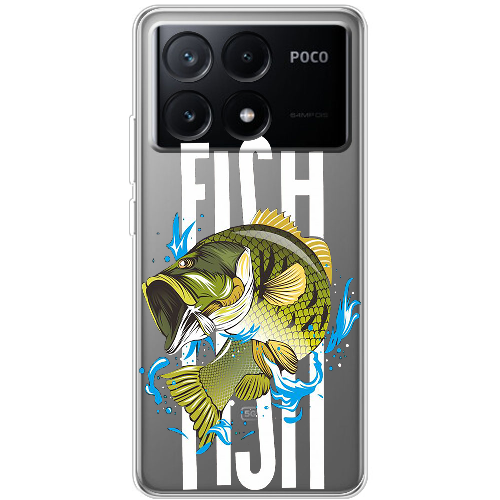 Чехол BoxFace Poco X6 Pro 5G Bass fish