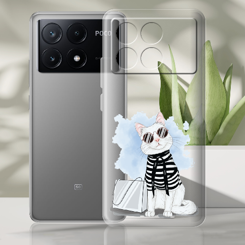 Чехол BoxFace Poco X6 Pro 5G Кот Модник