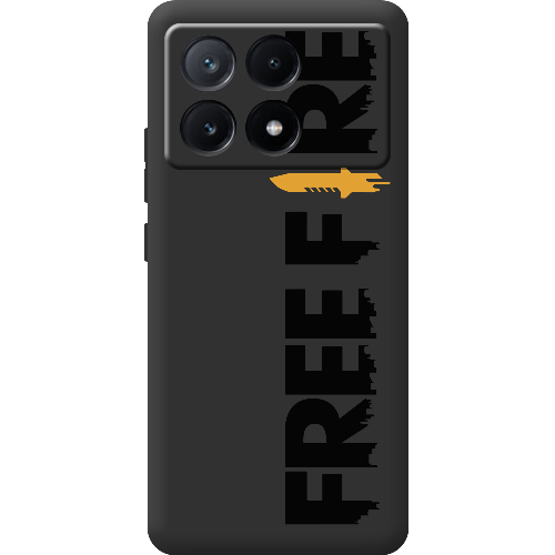 Чехол BoxFace Poco X6 Pro 5G Черный Free Fire