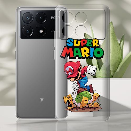 Чехол BoxFace Poco X6 Pro 5G Super Mario