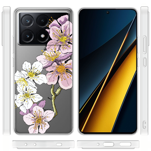 Чехол BoxFace Poco X6 Pro 5G Cherry Blossom