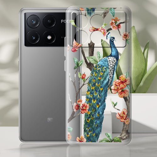 Чехол BoxFace Poco X6 Pro 5G Noble Peacock