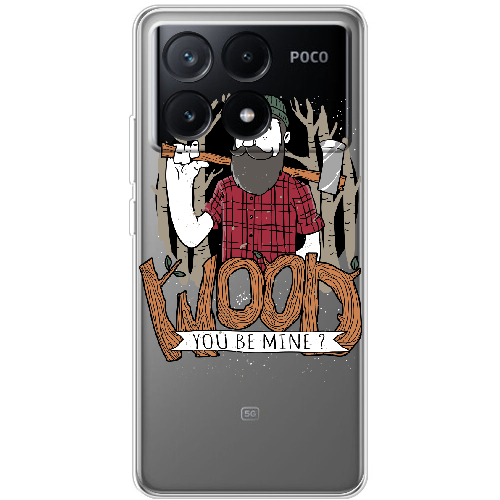 Чехол BoxFace Poco X6 Pro 5G Wood you be mine