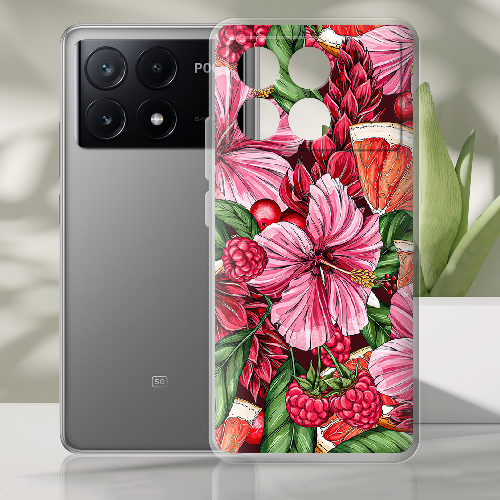 Чехол BoxFace Poco X6 Pro 5G Tropical Flowers