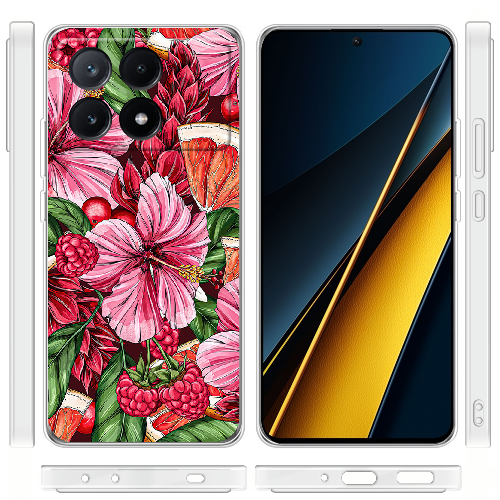 Чехол BoxFace Poco X6 Pro 5G Tropical Flowers