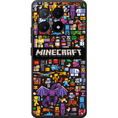 Чехол BoxFace Poco X6 Pro 5G Minecraft Mobbery