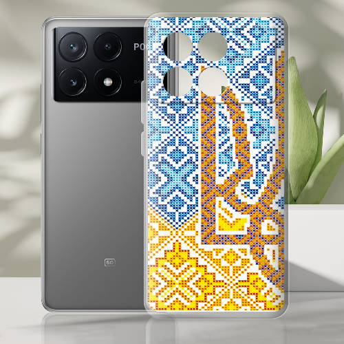 Чехол BoxFace Poco X6 Pro 5G Тризуб Вишивка