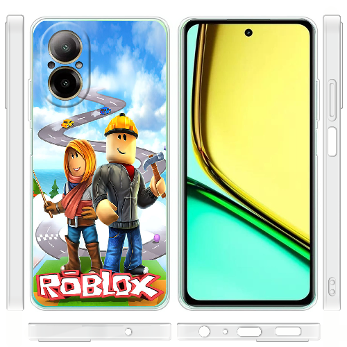 Чехол BoxFace Realme C67 Roblox Білдерман