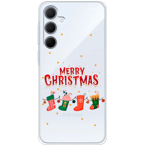 Чехол BoxFace Samsung Galaxy A35 5G (A356) Рождественские Носки