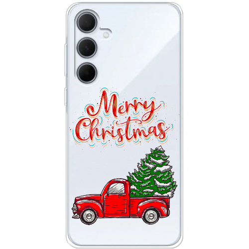 Чехол BoxFace Samsung Galaxy A35 5G (A356) Holiday Car Merry Christmas
