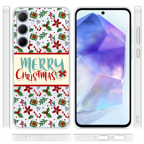 Чехол BoxFace Samsung Galaxy A35 5G (A356) Vintage Christmas Congratulation