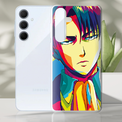 Чехол BoxFace Samsung Galaxy A35 5G (A356) Attack on titan Levi Anime Pop