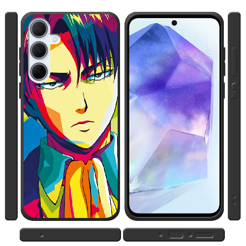 Чехол BoxFace Samsung Galaxy A35 5G (A356) Attack on titan Levi Anime Pop