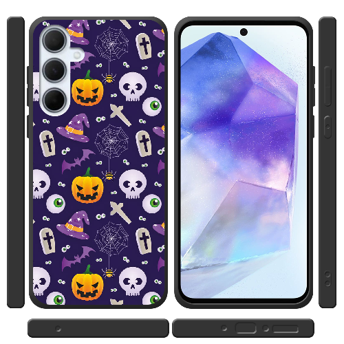 Чехол BoxFace Samsung Galaxy A35 5G (A356) Halloween Purple Mood