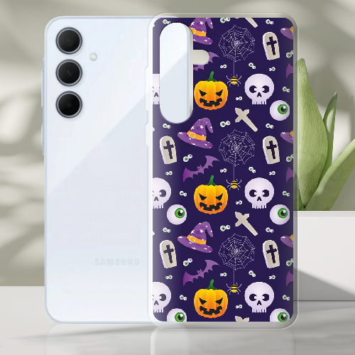 Чехол BoxFace Samsung Galaxy A35 5G (A356) Halloween Purple Mood