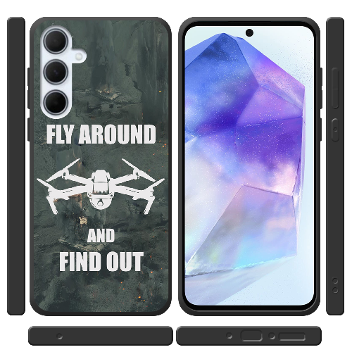 Чехол BoxFace Samsung Galaxy A35 5G (A356) Дрон Fly Around