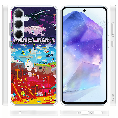 Чехол BoxFace Samsung Galaxy A35 5G (A356) Minecraft World Beyond