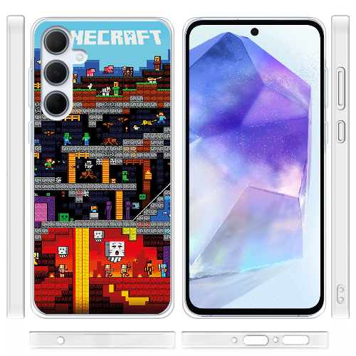 Чехол BoxFace Samsung Galaxy A35 5G (A356) Minecraft Lode Runner