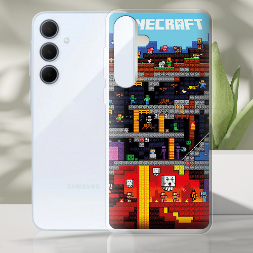 Чехол BoxFace Samsung Galaxy A35 5G (A356) Minecraft Lode Runner