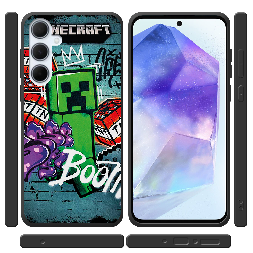 Чехол BoxFace Samsung Galaxy A35 5G (A356) Minecraft Graffiti