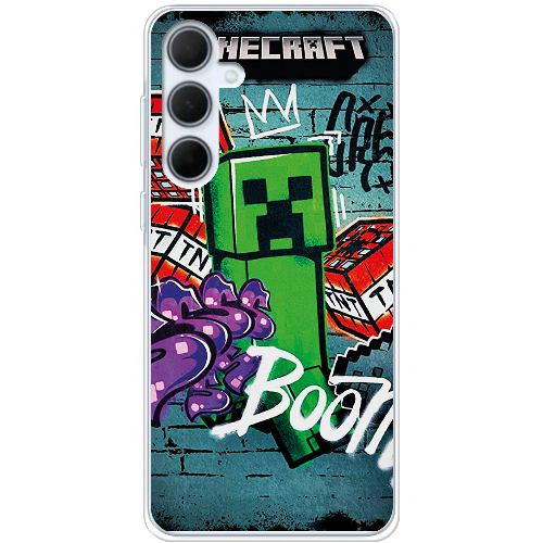 Чехол BoxFace Samsung Galaxy A35 5G (A356) Minecraft Graffiti