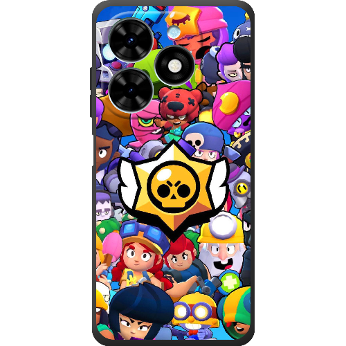 Чехол BoxFace Tecno Spark Go 2024 Brawl Stars