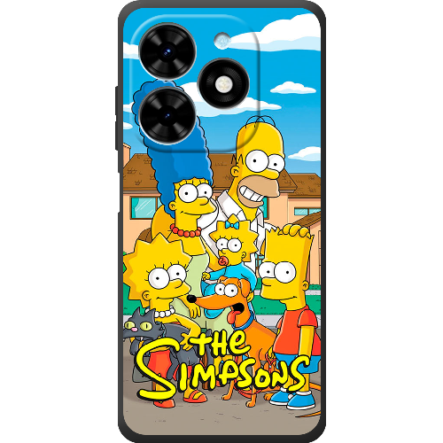 Чехол BoxFace Tecno Spark Go 2024 the simpsons