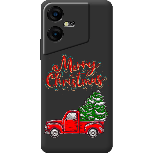 Чехол BoxFace Tecno POVA Neo 3 Holiday Car Merry Christmas