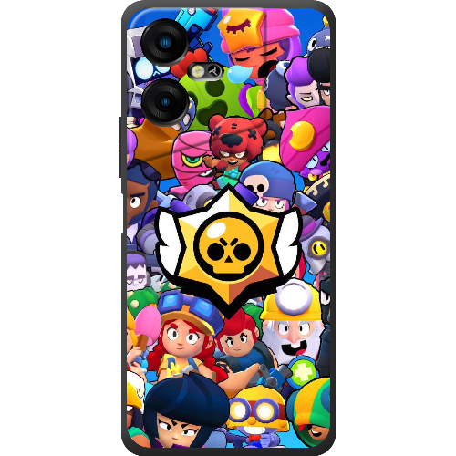 Чехол BoxFace Tecno POVA Neo 3 Brawl Stars