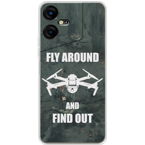 Чехол BoxFace Tecno POVA Neo 3 Дрон Fly Around