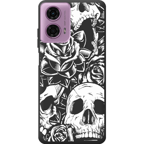 Чехол BoxFace Motorola G24 Skull and Roses