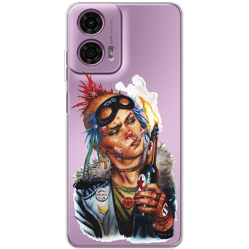 Чехол BoxFace Motorola G24 Tanker Girl