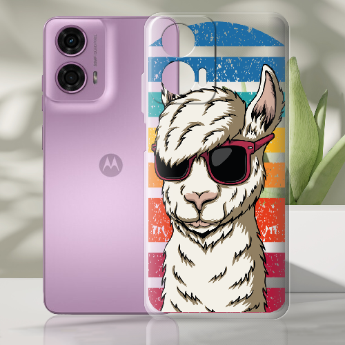 Чехол BoxFace Motorola G24 Стильна Лама