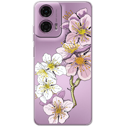 Чехол BoxFace Motorola G24 Cherry Blossom