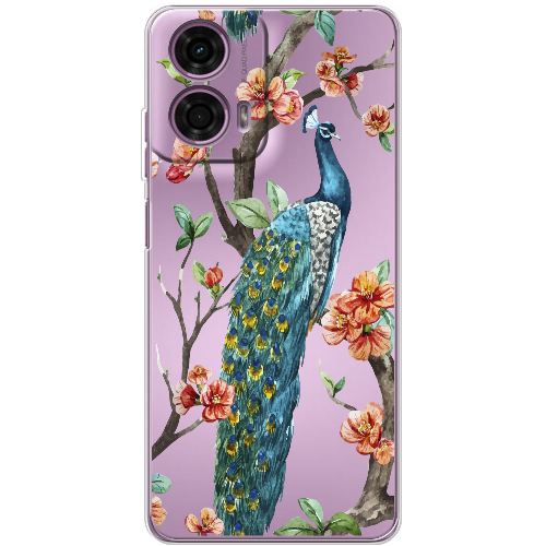 Чехол BoxFace Motorola G24 Noble Peacock