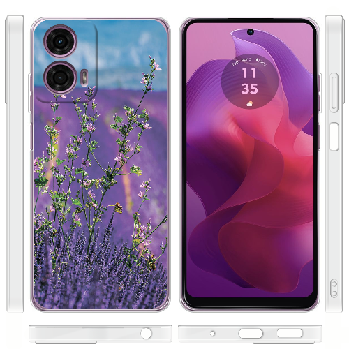 Чехол BoxFace Motorola G24 Lavender Field