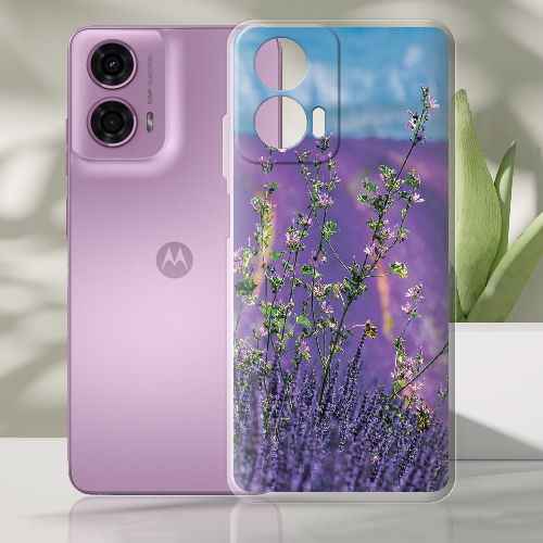 Чехол BoxFace Motorola G24 Lavender Field