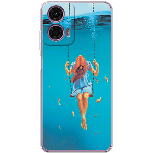 Чехол BoxFace Motorola G24 Girl In The Sea