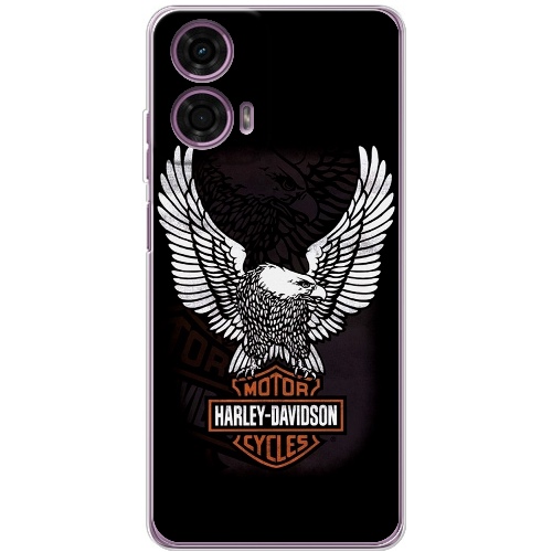 Чехол BoxFace Motorola G24 Harley Davidson and eagle