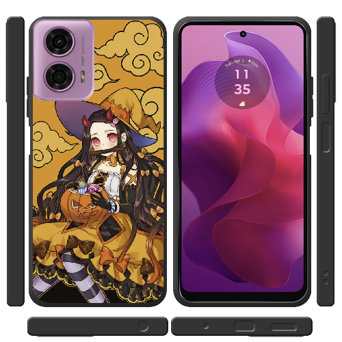 Чехол BoxFace Motorola G24 Kamado Nezuko Halloween