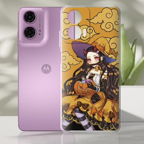 Чехол BoxFace Motorola G24 Kamado Nezuko Halloween